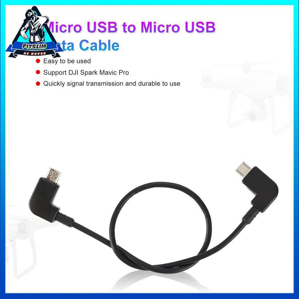 Dây cáp dữ liệu Micro USB sang Micro USB Android cho bộ điều khiển DJI Spark Mavic