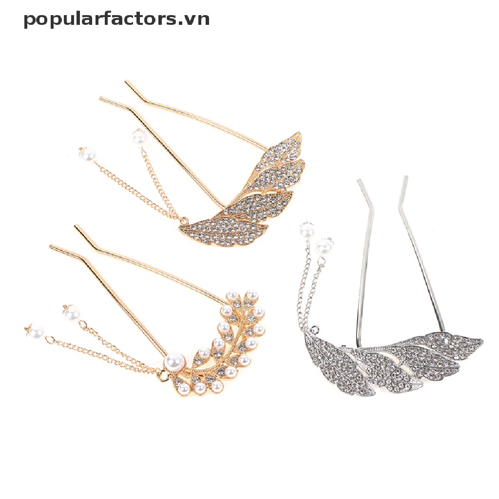 Kẹp Tóc Chữ U Đính Ngọc Trai Thời Trang Cho Nữ