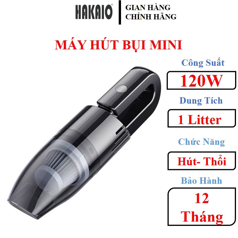 Máy Hút Bụi Cầm Tay ST 6652 BH 6Tháng Lọc kép, và có thể tháo rời có thể được rửa nhiều lần HAKAIO