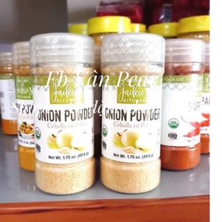 Bột hành - Bột cà ri - bột tỏi - bột quế - bột nghệ hữu cơ Fackie's Kitchen USA