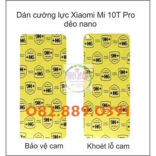 Dán cường lực Xiaomi Mi 10T Pro dẻo nano trong suốt, siêu bền, chống va đập