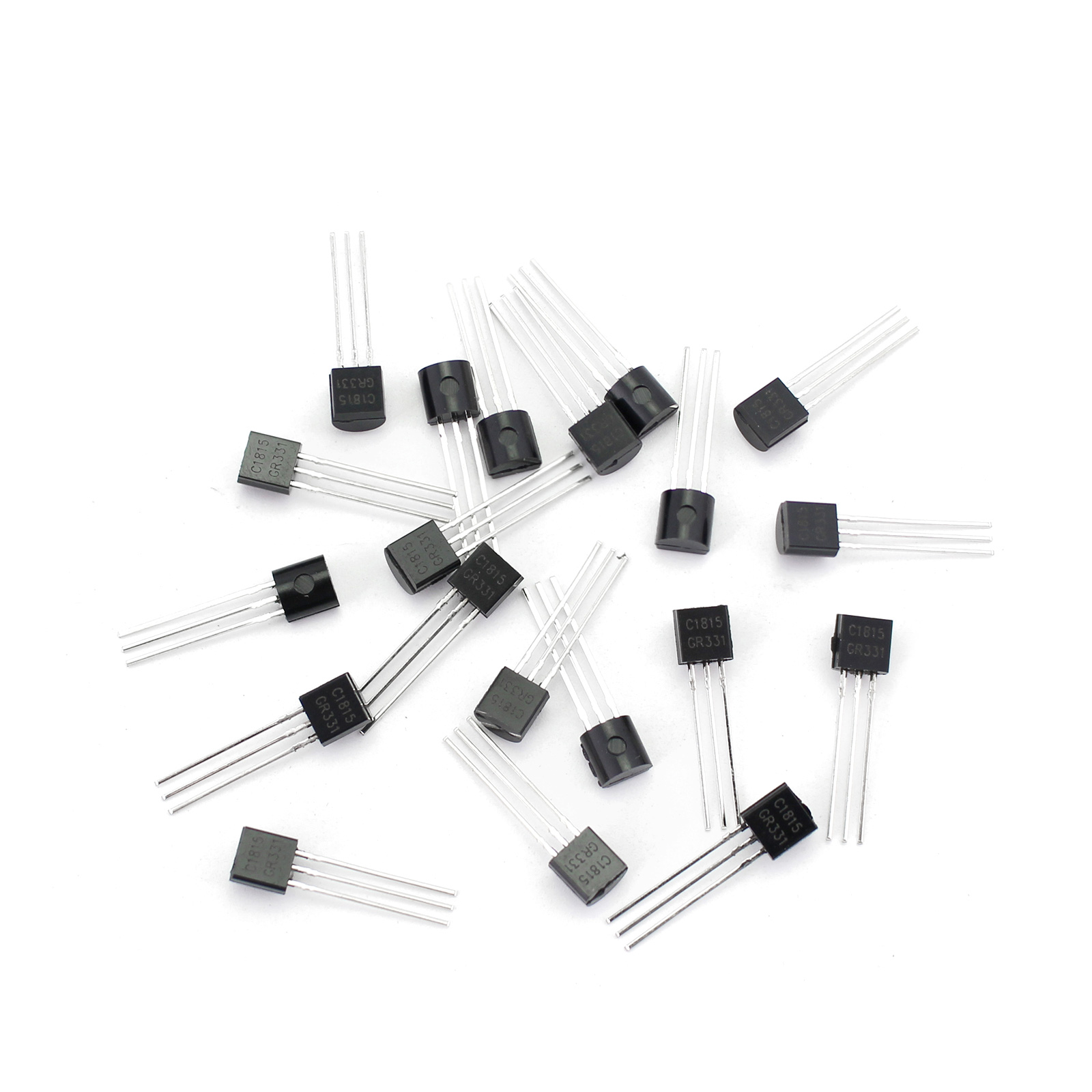 10 Values 200pcs Transistor Kit, Power Transistor Assortment Triode TO-92-3, Mosfet Assortment Kit with Plastic Storage Box,BC337 BC327 2N2222 2N2907 2N3904 2N3906 S8050 S8550 A1015 C1815