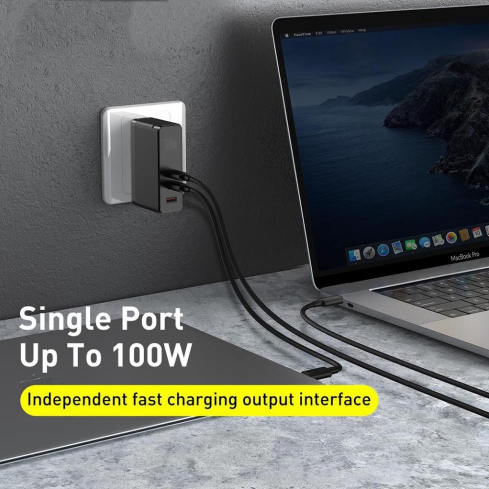 Bộ sạc nhanh đa năng Baseus GaN3 pro 65W/120W cho Smartphone/ iPad/ Macbook/ Laptop