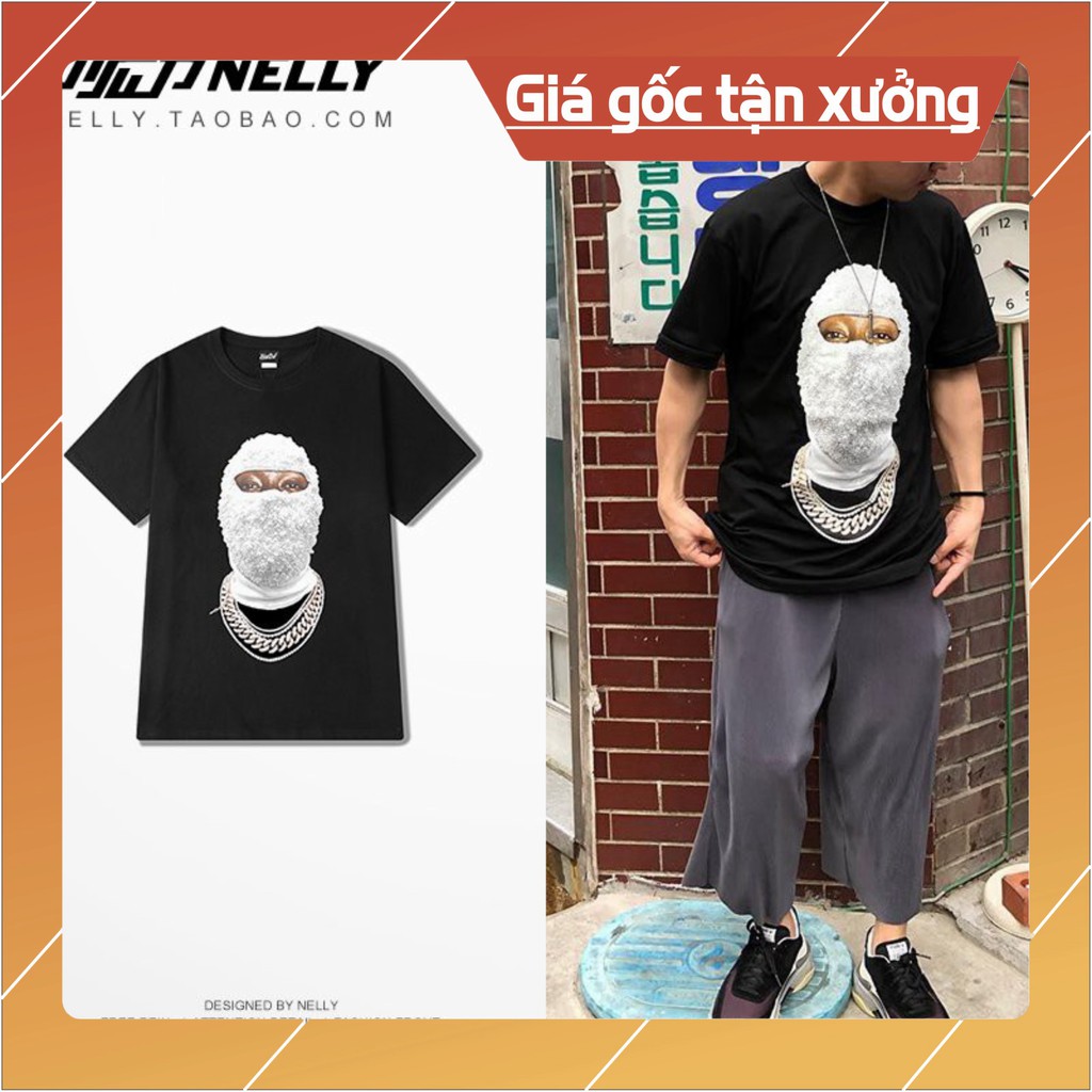 ❤️ Áo Thun Mặt Người Bịt Miệng Ngầu Tay Lỡ Cotton 100% Siêu Dãn Siêu Mát Siêu Chất Lượng