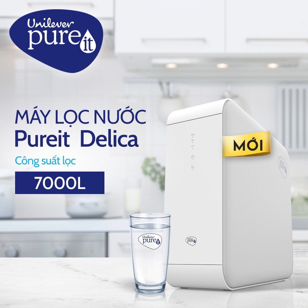 [Lắp đặt tại nhà toàn quốc] Máy Lọc Nước cao cấp Pureit Delica, nhập khẩu nguyên chiếc