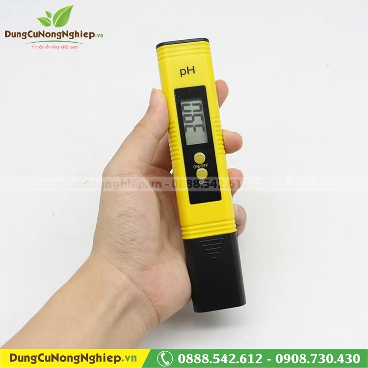 Máy đo PH của nước PH-02 dùng đo pH nước nuôi cá thuỷ sản đo pH nước trồng rau thuỷ canh nước tưới