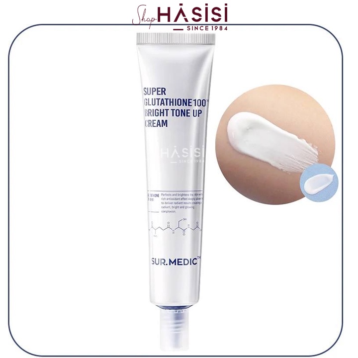 Kem Dưỡng Trắng Da Nâng Tông SUR.MEDIC - Super Glutathione 100 Bright Tone Up Cream 40ml