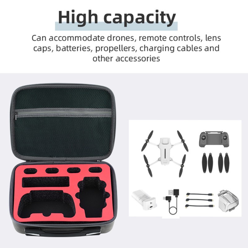 Will Shoulder Bag Large Capacity Portable Travel Storage Battery Carrying Case Compatible with FIMI X8 MINI Drone Accessories