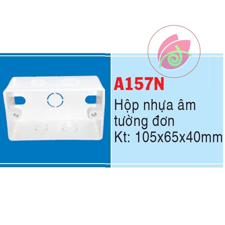 ĐẾ ÂM TƯỜNG ĐƠN ĐÔI CHO 2 MẶT ĐƠN CHỮ NHẬT MPE A157N A157N 2 A157ND , GIÁ RẺ, GIÁ TỐT