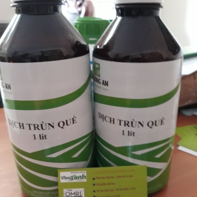 Dịch trùn quế nguyên chất 1000ml pha 500 lít phun tưới cho cây ăn trái, rau màu tươi tốt