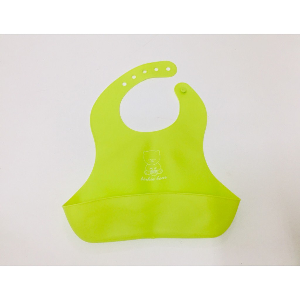 Yếm ăn dặm silicon cho bé