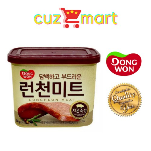 [GIÁ TỐT] Thịt hộp Dongwon The Luncheon Meat 340g-Cung cấp đạm nhanh và chất lượng