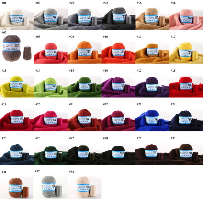 Cuộn Len Đan Sợi Cashmere Mềm Mịn 50g