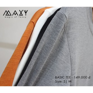 ÁO - ÁO THUN CỔ TRÒN - Basic dễ phối đồ