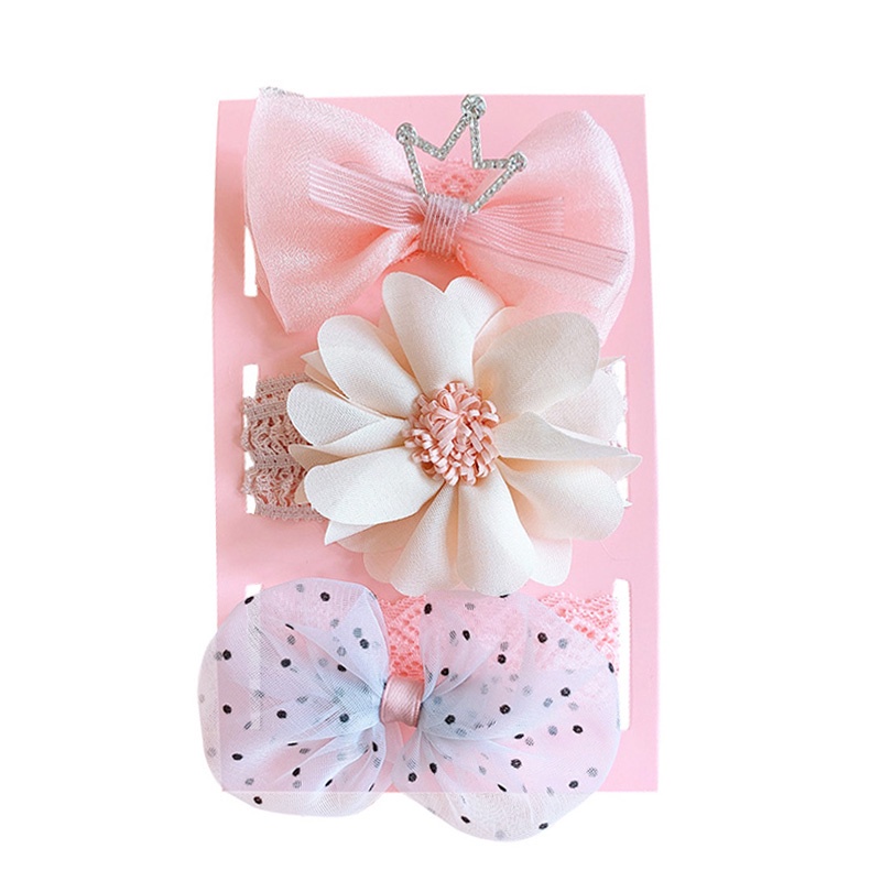 Set 3 Băng Đô Vương Miện Công Chúa Dành Cho Bé Gái