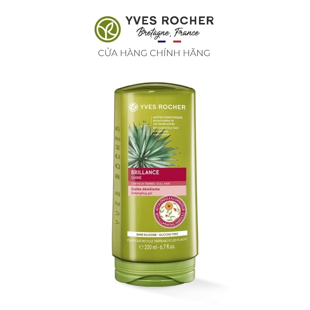 Dầu Xả Chăm Sóc Tóc Xỉn Màu Yves Rocher Shine Detangling Gel 200ml
