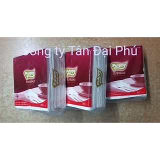 Combo 3 gói khăn giấy ăn cao cấp Pulppy Supreme (napkin Pulppy Supreme)