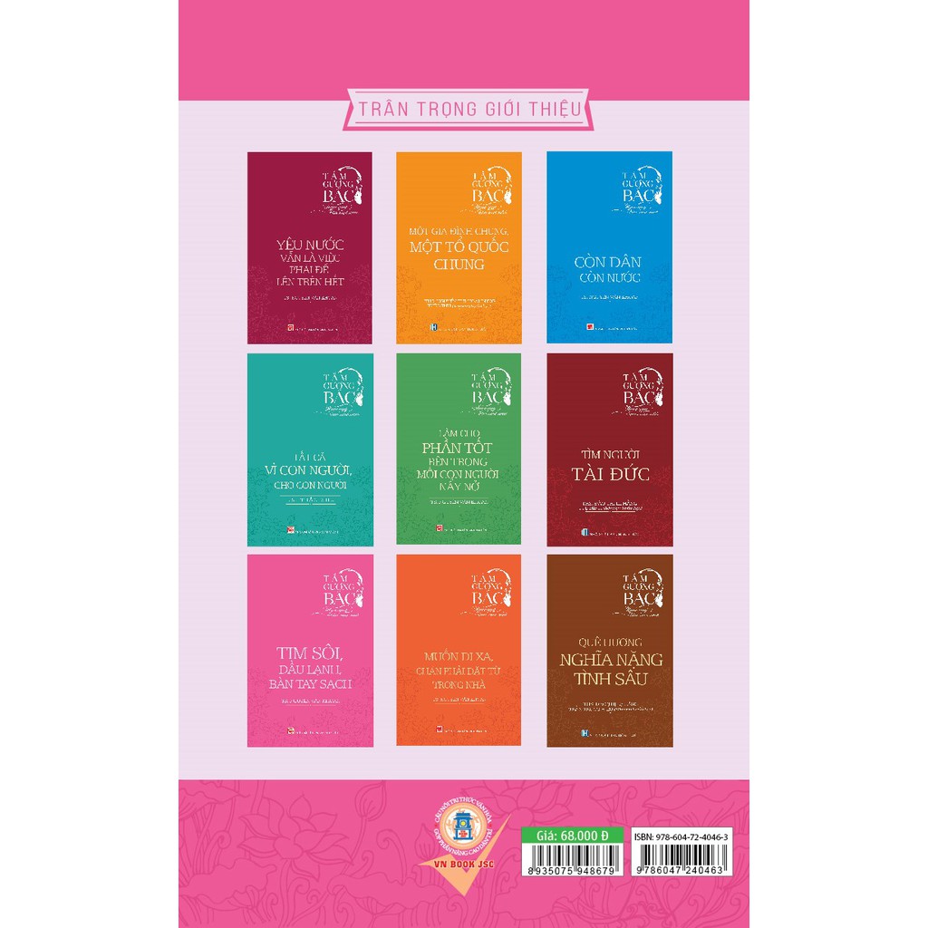 Sách - Tấm Gương Bác - Ngọc Quý Của Mọi Nhà - Tim Sôi, Đầu Lạnh, Bàn Tay Sạch | BigBuy360 - bigbuy360.vn