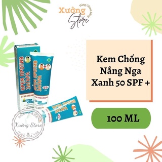 Kem chống nắng Nga xanh [CHÍNH HÃNG 100%] nâng tôn da không thấm nước không bết dính, chảy mồ hôi - Dùng cực tiết kiệm