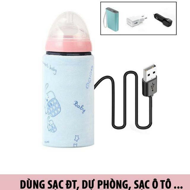 Túi ủ nóng bình sữa thông minh Nhật Bản (chính hãng)