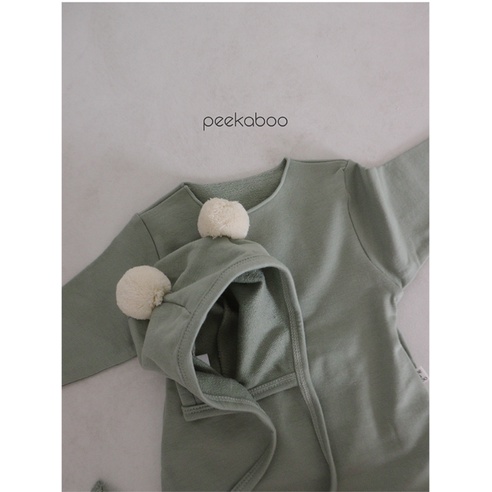 (Chính hãng) Mũ gấu quả bông bộ Morning 2022 co giãn PEEKABOO made in Korea thời trang trẻ em cho bé