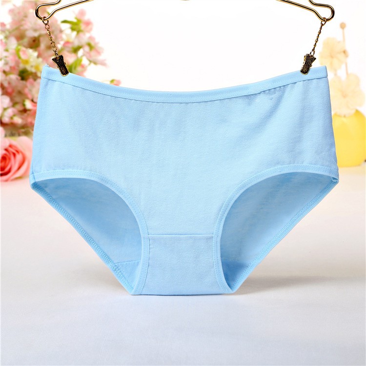 SMY Quần lót cotton màu trơn đơn giản