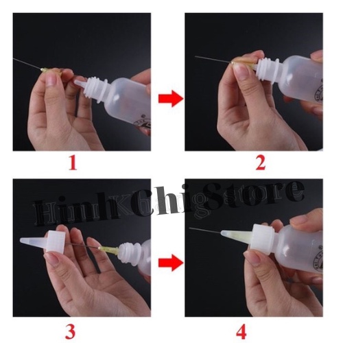 Bình nhựa đầu kim đựng dung dịch (loại tốt)