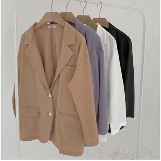 VEST vải thô form oversize có 2 màu