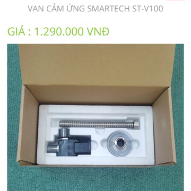 Van xả tiểu cảm ứng Smartech ST-v100 sử dụng pin