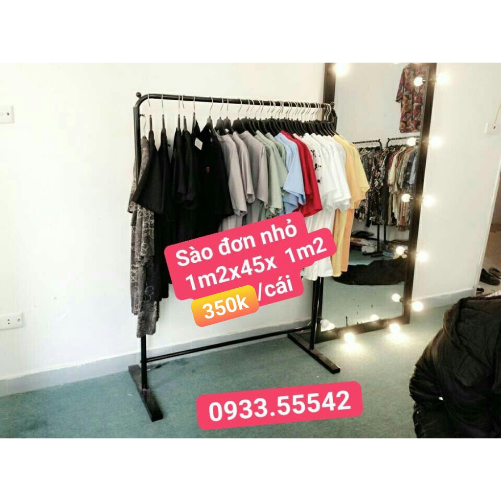 Sào Đơn nhỏ 1m2 hoặc 1m4  treo quần áo size [ FREE SHIP-RẺ] sắt sơn tĩnh điên-dễ tháo lắp và vận chuyển