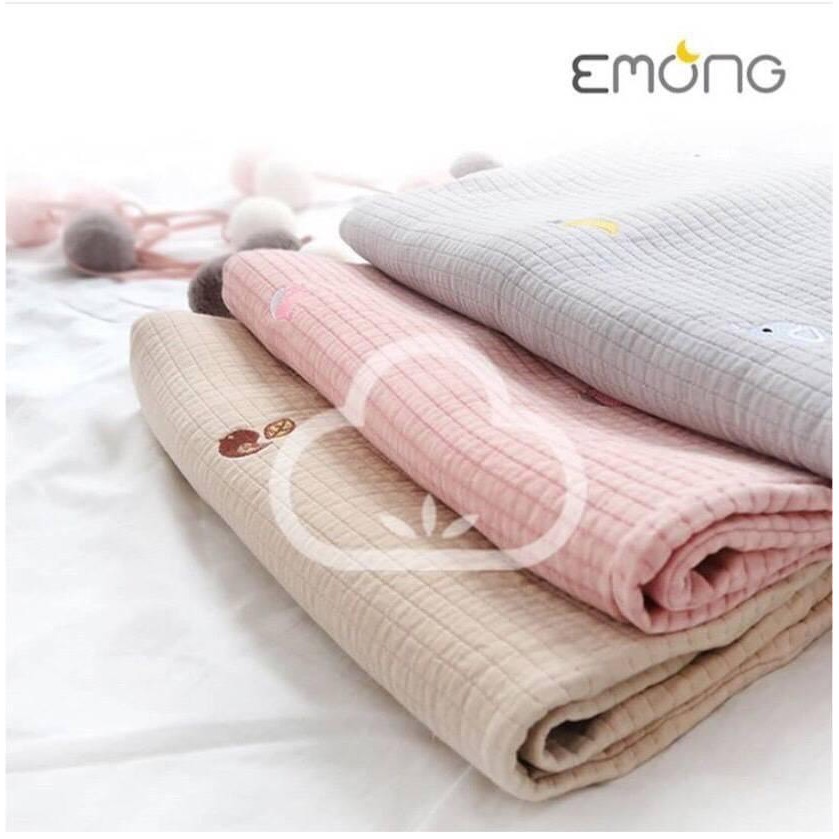 Gối Chống Trào Ngược Emong Thần Thánh Cho Bé 100% Cotton Êm Ái, Không Xẹp Giúp Bé Nằm Ngủ Hay Ăn Sữa Nhiều Giờ