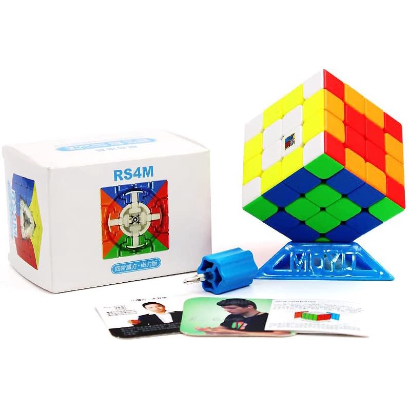 MoYu RS4M 4x4x4 Tốc độ cạnh tranh Khối Rubik MoYu RS4M Khối Rubik từ tính RS4M Khối Rubik RS4x4 Khối