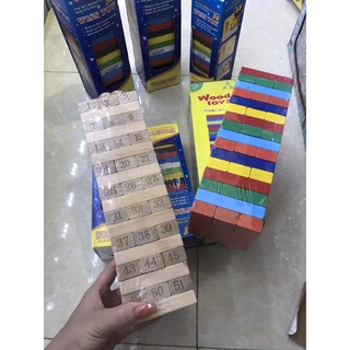 Bộ đồ chơi rút gỗ cho bé-đủ size và màu