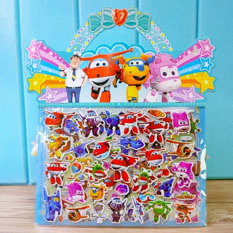 Sticker dán Công chúa, Ôtô, Siêu Nhân, Khủng Long (Size to và nhiều gấp đôi) Chọn mẫu