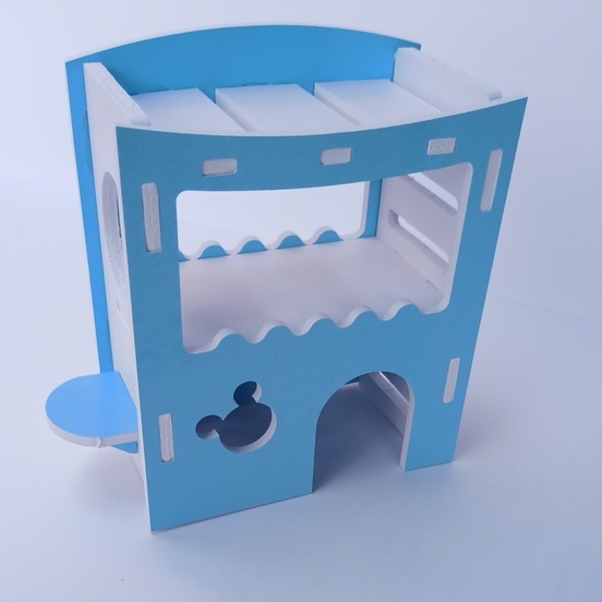 Nhà ngủ thể thao cho hamster kích thước 12.5x14x7cm - XNTC14