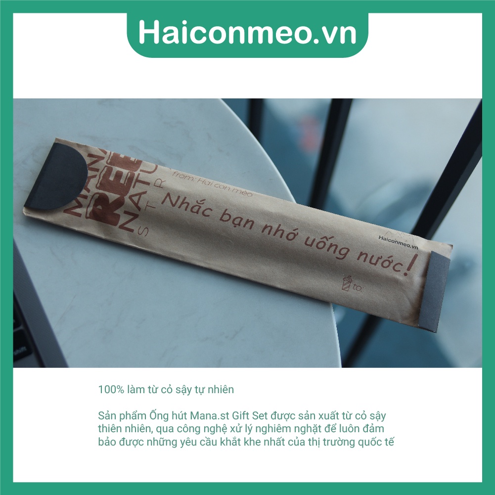 (Haiconmeo) Ống hút cỏ sậy Mana.st
