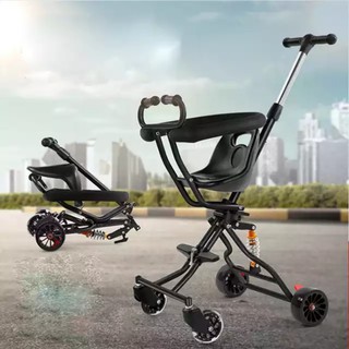 Xe đẩy đi dạo cho bé 4 bánh gấp gọn