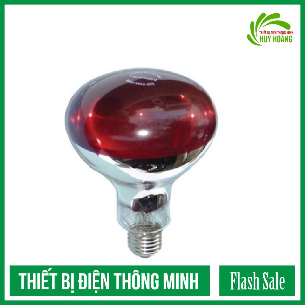 Bộ 2 Bóng đèn Hồng ngoại sưởi ấm Thú Y 100W