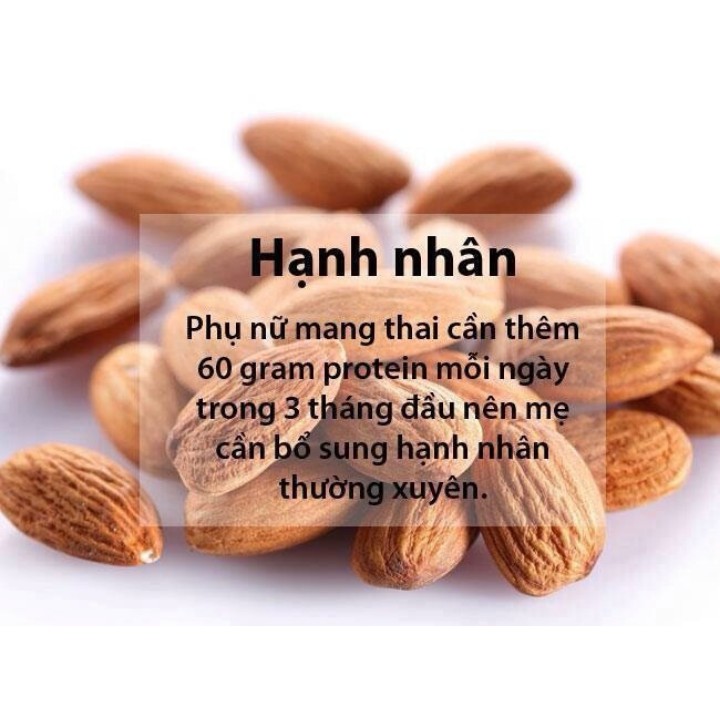 Hạnh nhân Mỹ rang bơ, 1kg, vỏ lụa siêu mỏng, giòn tan