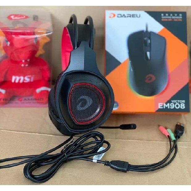 Tai nghe DAREU VH350se (jack USB + 3.5) Không Hộp Box | BigBuy360 - bigbuy360.vn