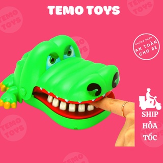 Đồ Chơi Khám Răng Cá Sấu Cắn Tay vui nhộn cho người lớn/trẻ em Temo Toys