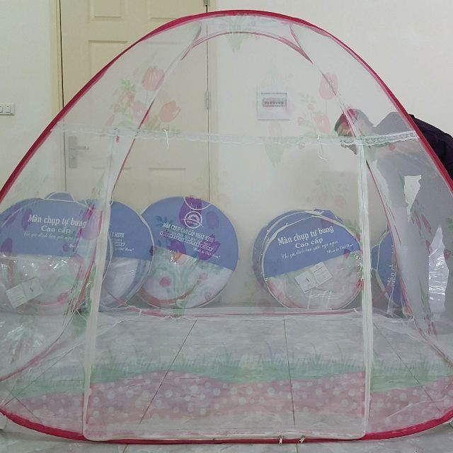 màn chụp tự bung mùng gấp gọn 2m2_1m8_1m6