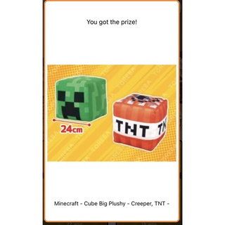 Thú bông toreba minecraft - cube big plushy - creeper , tnt