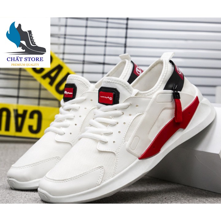 Giày Thể Thao Nam Trắng💥FLASH SALE🔥 Sneaker Nam Hàn Quốc độn đế, Tăng chiều cao 3-5cm phiên bản Cao Cấp, Siêu rẻ