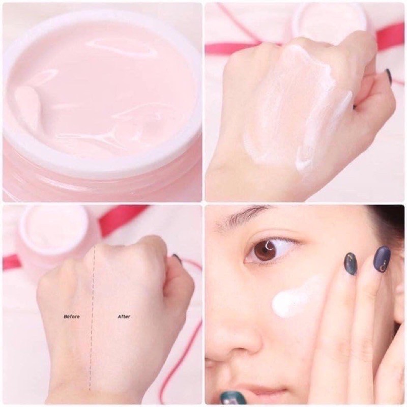 Bộ Dưỡng Trắng Nâng Tone Da Innisfree Jeju Cherry Blossom Cream Duo Set