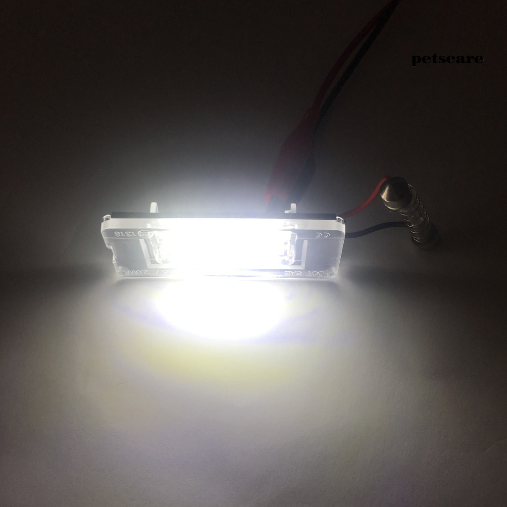 Bộ 2 Đèn Led 6500k Dc12V Cho Biển Số Xe Mini Cooper R56 R57 R58 R59