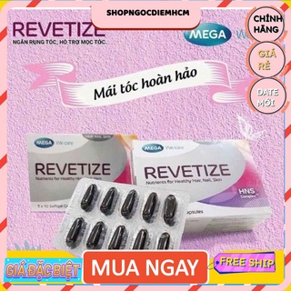 REVETIZE HỘP 30 VIÊN NANG MỀM HỖ TRỢ NGĂN RỤNG TÓC, KÍCH THÍCH MỌC TÓC TRONG 8 TUẦN