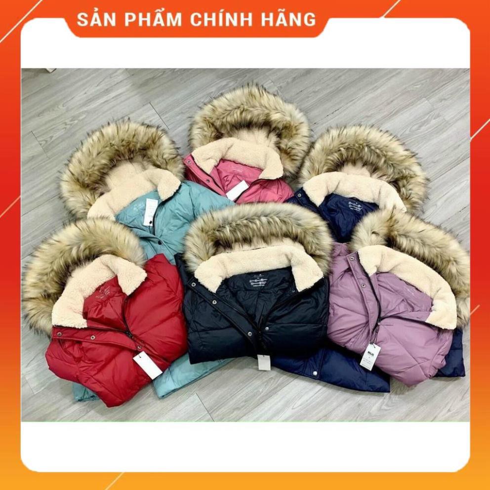 ÁO KHOÁC PHAO MŨ LÔNG MUJI SIÊU NHẸ 2020 XUẤT NHẬT NHIỀU MÀU DÀNH CHO NỮ
