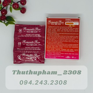 BAO CAO SU Romantic rose (hộp 10 bao)