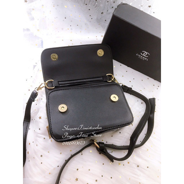 Túi Đeo Chéo Nữ - Túi Bì Thư 2 Nút Nhiều Ngăn | BigBuy360 - bigbuy360.vn